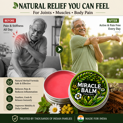 Miracle Balm – Fast-Acting Herbal Pain Relief