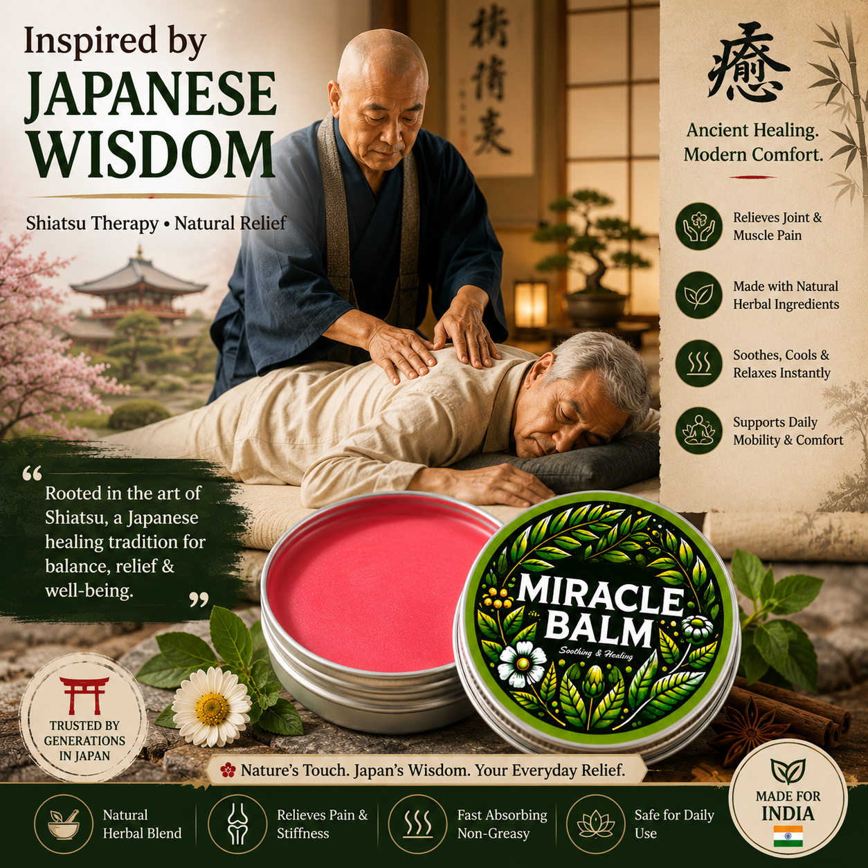 Miracle Balm – Fast-Acting Herbal Pain Relief